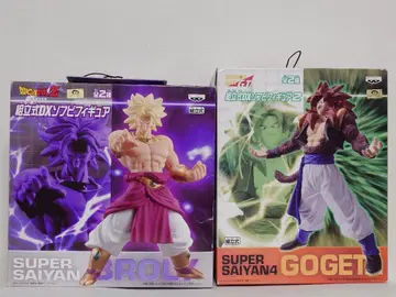 드래곤볼 조립식 DX 소프트 비닐 피규어 브로리 오지터4 2종 세트
