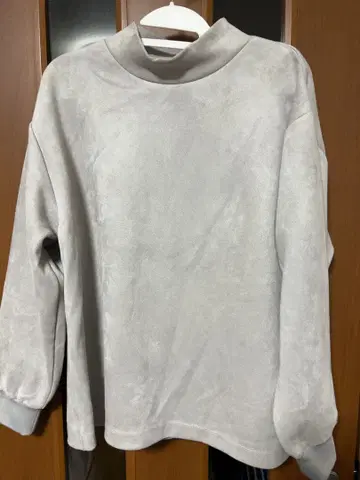 tk.TAKEO KIKUCHI 하이넥 T셔츠 그레이