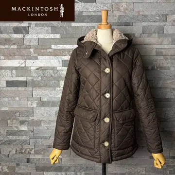 MACKINTOSH 퀼팅 자켓 보아 안감 후디 36