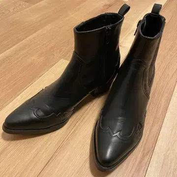 [ 새상품급! ] moussy 숏 웨스턴 부츠