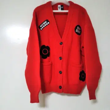 마리콴트 x PUBLIK 빨간색 가디건 F 사이즈