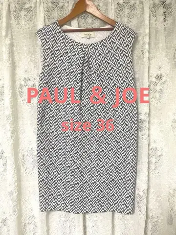 폴앤조 슬리브리스 미니 원피스 36