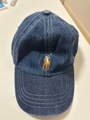 POLO 데님 캡