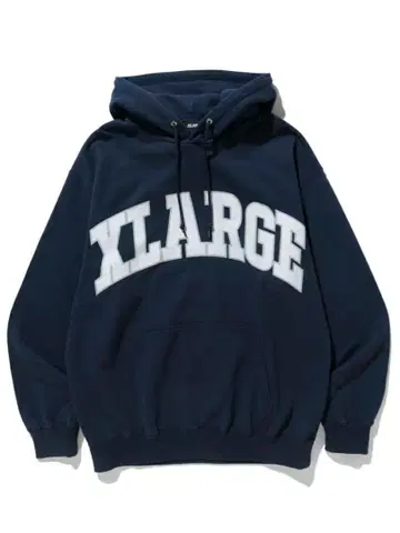 XLARGE 후드티 네이비