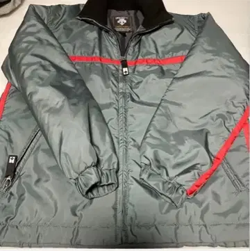 DESCENTE 데상트 자켓 그레이 레드 S 사이즈