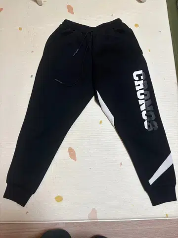 CRONOS(크로노스) 블랙 조거 팬츠