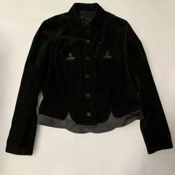 INTELLECTION 블랙 코듀로이 자켓