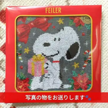미개봉 새상품 스누피 FEILER 손수건 홀리데이 기프트 3