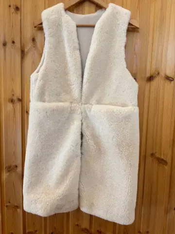 ROPE 퍼 베스트 퍼 베스트 슬리브리스 베스트