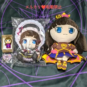 프리파라 아로마 봉제 인형 코케시 하트 캔뱃지 4개 세트