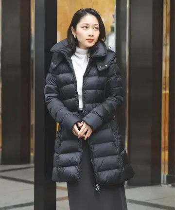 [ 새상품급 ] 타트라스 폴리테아마 블랙 02 M 후드 부착 다운 자켓