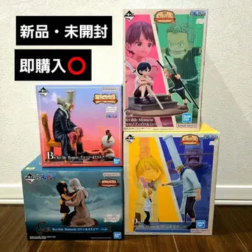 제일복권 원피스 Revible Moment 피규어 4종 세트