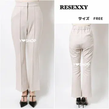 사이드 슬릿 플레어 팬츠 겨울 의류 리젝시