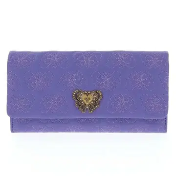 새상품 ANNA SUI 체이스 덮개 장지갑 퍼플