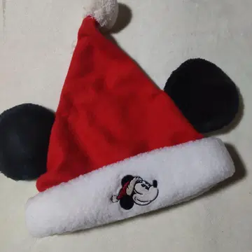 미키 산타클로스 모자 디즈니랜드 팬캡