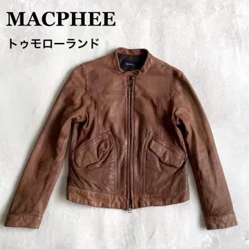 맥피 양가죽 램 가죽 라이더 자켓 투모로우랜드 사이즈 38