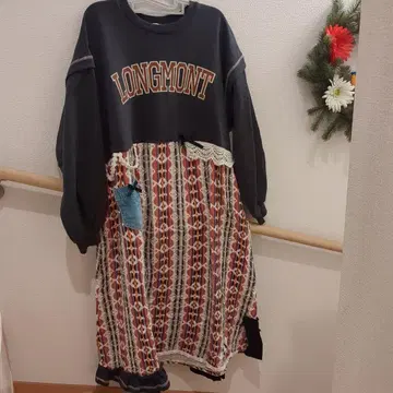 구제 의류 리메이크 원피스 맨투맨 리메이크 트레이닝복 원피스