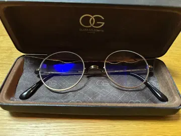 OLIVER GOLDSMITH 라운드 안경 티타늄