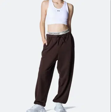 UNDER ARMOUR 브라운 조거 팬츠
