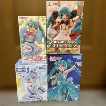 하츠네 미쿠 피규어 4체 세트