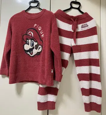 젤라또피케 x 슈퍼 마리오 콜라보 룸웨어 상하의 프리 사이즈