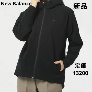 새상품 뉴발란스 여성용 니트 자켓 플리스 후드티 블랙