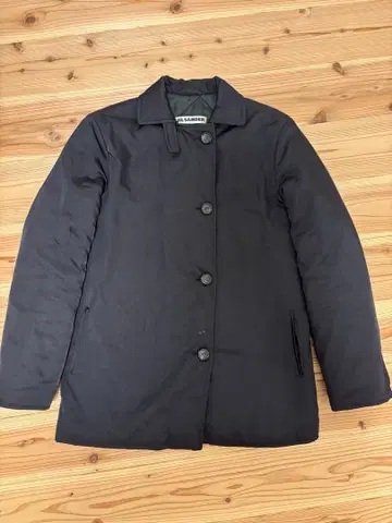 질 샌더 다크 네이비 다운 자켓