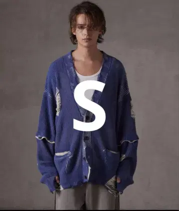 grancy 가디건 파랑 S 사이즈