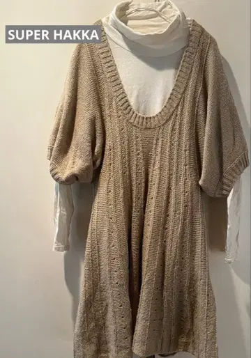 [ 가격 인하 ] SUPER HAKKA 니트 원피스 슈퍼 하카