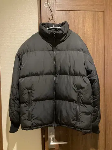 NANO UNIVERSE 블랙 다운 자켓