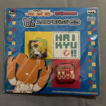 하이큐 베어브릭 베어브릭 복권 연마 H상 스퀘어 캔뱃지