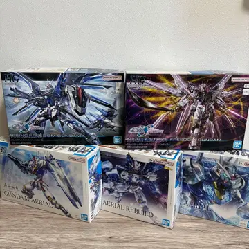건담 프라모델 5개 세트 마이프리 라이프리 건담 에어리얼