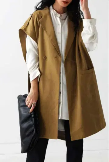 antiqua 트렌치풍 베스트 베스트