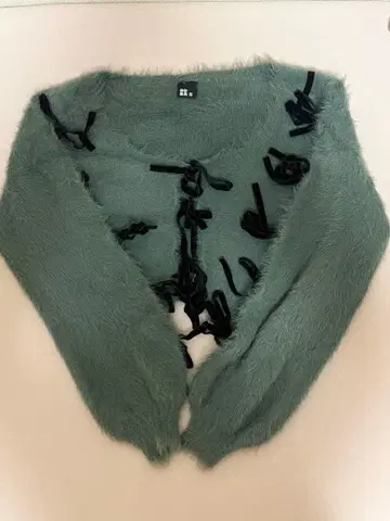 DURAS 리본 니트 그레이