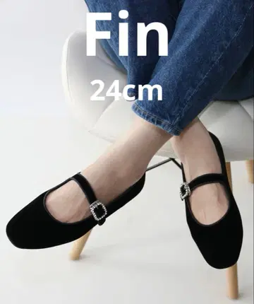 Fin 멜리 제인 비쥬 플랫슈즈 저반발 스펀지 내장