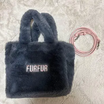 FURFUR 에코퍼 토트백 차콜 그레이