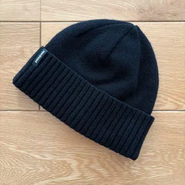 Patagonia 니트 모자 블랙