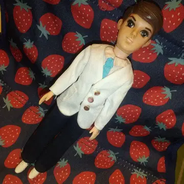 초대 리카짱의 보이프렌드 와타루 군 쇼와 레트로 인형 옷 갈아입히기 인형