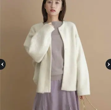 리랜드트루 코쿤 니트 자켓