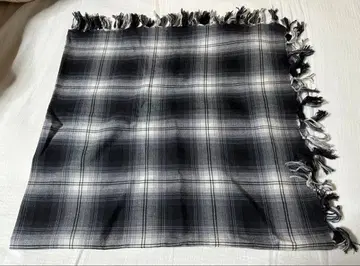 넘버나인 07AW 체크 무늬 스톨