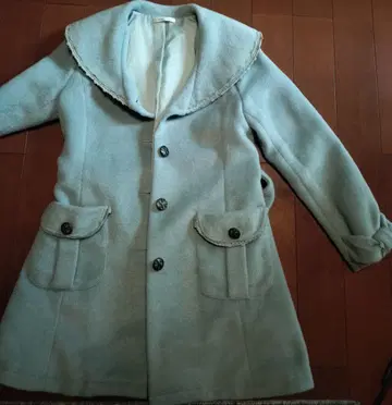 axes femme 스카이블루 롱 코트