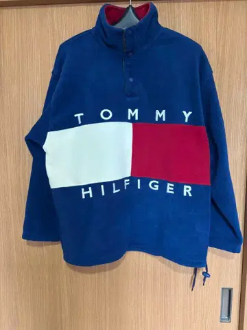 TOMMY HILFIGER 플리스 자켓 네이비