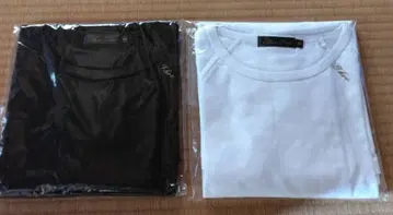 새상품 Thee Trio 자수 7부 소매 래글런 티셔츠 2종 세트