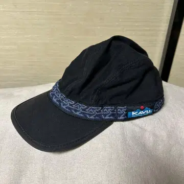 USA KAVU 카부 스트랩 캡 블랙 sizeM