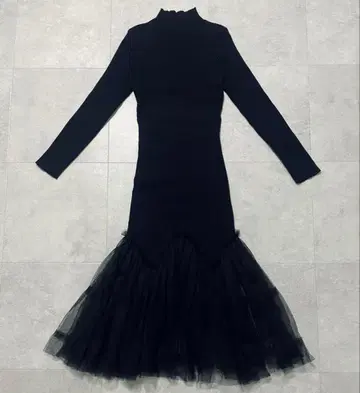 리브 니트 원피스