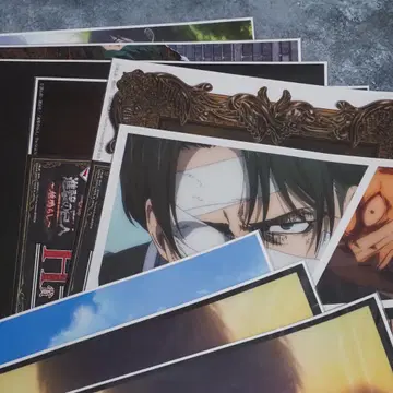 진격의 거인 제일복권 ~땅울림~ H상 클리어 포스터 9장 세트