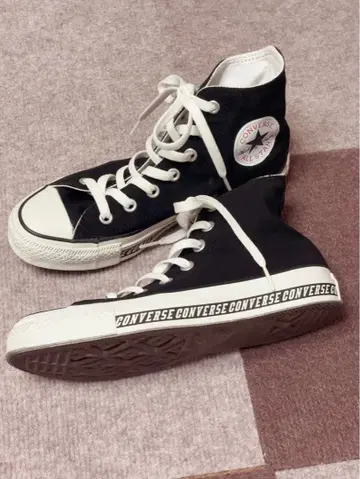 CONVERSE 하이컷 스니커즈 블랙