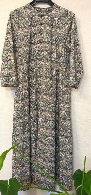 웰벡 제이 슬로우 LIBERTY 딸기 도둑 7부 소매 원피스