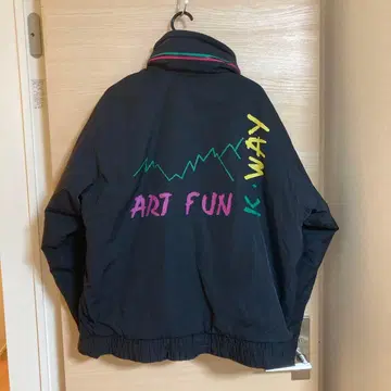 80년대 프랑스제 빈티지 K-WAY 아노락 자켓