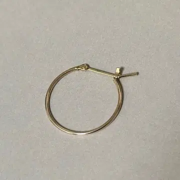 agete 아가트 K10 10금 후프 귀걸이 한쪽만